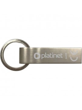 USB STICK 2.0 MINI-DEPO 64GB ΜΕ ΑΔΙΑΒΡΟΧΗ ΜΕΤΑΛΛΙΚΗ ΘΗΚΗ PLATINET