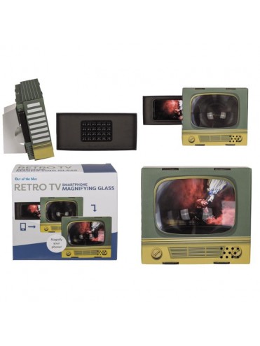 ΦΑΚΟΣ ΜΕΓΕΘΥΝΤΙΚΟΣ ΓΙΑ SMARTPHONE (RETRO TV), 20 X 18CM ΣΕ ΚΟΥΤΙ ΔΩΡΟΥ BLUE GIFTS