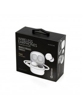 ΑΚΟΥΣΤΙΚΑ BLUETOOTH ΑΣΥΡΜΑΤΑ ΜΕ ΘΗΚΗ POWER BANK ΧΡΩΜΑ ΛΕΥΚΟ PLATINET
