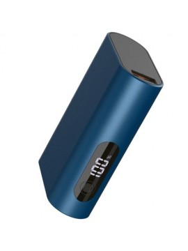 POWER BANK 10000MAH ΜΠΛΕ ΜΕ LCD ΟΘΟΝΗ +  ΚΑΛΩΔΙΟ ΦΟΡΤΙΣΗΣ TYPE-C PLATINET