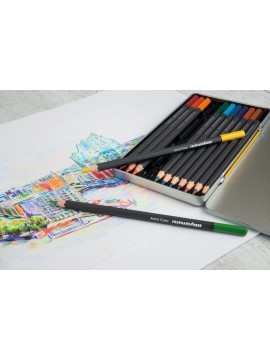 ΞΥΛΟΜΠΟΓΙΕΣ POLYCOLOR ΣΕΤ 12 ΧΡΩΜΑΤΩΝ ΣΕ ΜΕΤΑΛΛΙΚΗ ΚΑΣΕΤΙΝΑ EFA CN