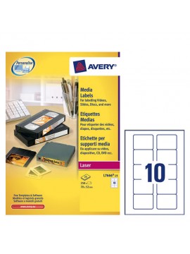 ΕΤΙΚΕΤΕΣ *DISK FACE LASER 70X52 10 ΦΥΛΛΟ ΠΑΚΕΤΟ 25 ΦΥΛΛΩΝ AVERY