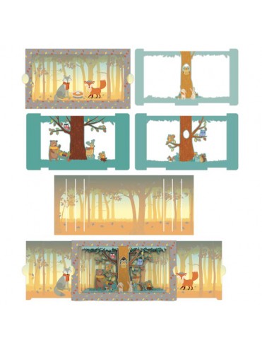 ΕΥΧΕΤΗΡΙΕΣ ΚΑΡΤΕΣ PETIT THEATRE 22,4 X 12CM ΜΕ ΦΑΚΕΛΟ TENDANCES EDITIONS