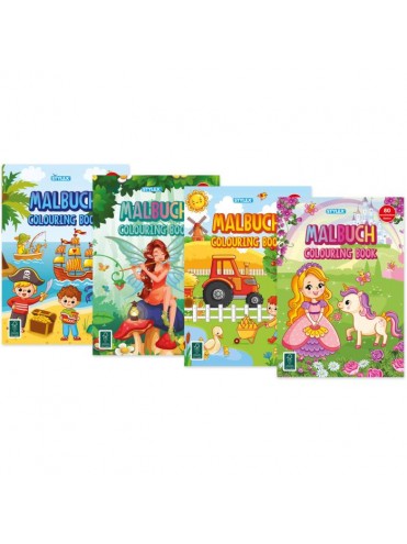 ΒΙΒΛΙΟ ΖΩΓΡΑΦΙΚΗΣ (COLOURING BOOK) A4 80ΣΕΛ., 80 ΔΙΑΦΟΡΕΤΙΚΑ ΣΧΕΔΙΑ, 4 ΔΙΑΦ. ΕΞΩΦΥΛΛΑ STYLEX