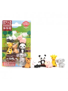 ΓΟΜΑ 3D ΣΕ BLISTER, ΣΧΕΔΙΟ ZOO IWAKO