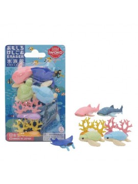 ΓΟΜΑ 3D ΣΕ BLISTER, ΣΧΕΔΙΟ AQUARIUM IWAKO