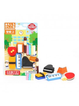 ΓΟΜΑ 3D ΣΕ BLISTER, ΣΧΕΔΙΟ SCHOOL SUPPLY No2 IWAKO