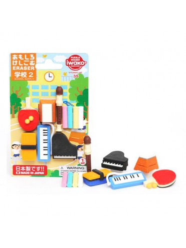 ΓΟΜΑ 3D ΣΕ BLISTER, ΣΧΕΔΙΟ SCHOOL SUPPLY No2 IWAKO