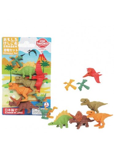 ΓΟΜΑ 3D ΣΕ BLISTER, ΣΧΕΔΙΟ DISNOSAURS IWAKO