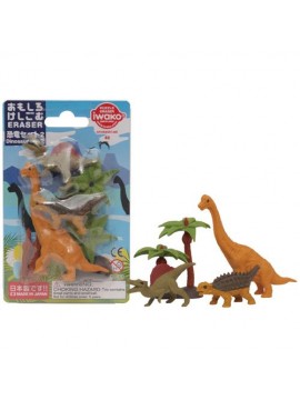 ΓΟΜΑ 3D ΣΕ BLISTER, ΣΧΕΔΙΟ DINOSAURS 2 IWAKO