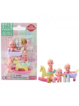 ΓΟΜΑ 3D ΣΕ BLISTER, ΣΧΕΔΙΟ BABY ROOM IWAKO