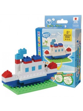 ΓΟΜΕΣ BLOCKS ΣΧΕΔΙΟ STEAMBOAT KIT IWAKO