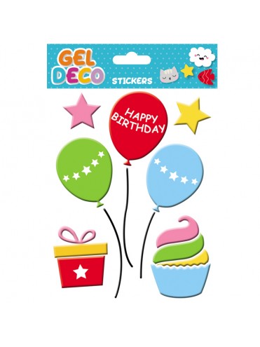 *GEL STICKERS 13X17CM 320508