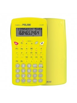 ΑΡΙΘΜΟΜΗΧΑΝΗ ΕΠΙΣΤΗΜΟΝΙΚΗ YELLOW 10+2, 2 ΓΡΑΜ. (14.3 X 7.4 X 1.4 CM), 228 ΛΕΙΤ, ΜΠΑΤΑΡΙΑΣ, ΜΕ ΠΡΟΣΤ.ΚΑΛΥΜΜΑ ΣΕ BLISTER, MILAN