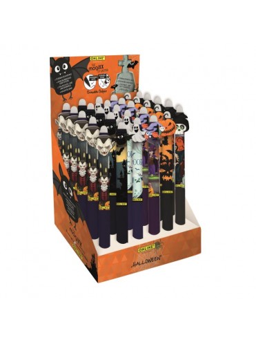 ΣΤΥΛΟ GEL MAGIXX FUN HALLOWEEN ΜΕ ΜΕΛΑΝΙ ΜΠΛΕ ΠΟΥ ΣΒΗΝΕΙ (REFILLABLE), 6 ΑΣΟΡΤΙ ΣΧΕΔΙΑ, ΣΤΑΝΤ 30 ΤΕΜΑΧΙΩΝ ONLINE