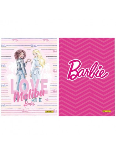 ΣΗΜΕΙΩΜΑΤΑΡΙΟ Α5 BARBIE MALIBU ΜΕ ΤΕΛΕΙΕΣ ΚΑΙ ΣΚΛΗΡΟ ΕΞΩΦΥΛΛΟ, 80ΓΡ., 96ΣΕΛ. 2 ΑΣΟΡΤΙ ΣΧΕΔΙΑ ONLINE