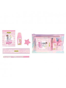 SCHOOLSET 6 ΤΕΜΑΧΙΩΝ BARBIE LOVE MALIBU (ΣΗΜΕΙΩΜΑΤΑΡΙΟ, ΧΑΡΑΚΑΣ, ΓΟΜΑ, ΜΑΡΚ. ΥΠΟΓΡΑΜΜΙΣΗΣ, ΣΤΥΛΟ GEL) ΣΕ ΚΑΣΕΤΙΝΑ ZIPPER ONLINE