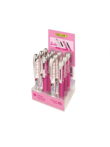ΣΤΥΛΟ ΡΟΛΕΡ ΚΑΙ ΠΕΝΑ, BARBIE MALIBU AND PINK DESIGN, 2 ΑΣΟΡΤΙ ΣΧΕΔΙΑ, ΣΤΑΝΤ 12 ΤΕΜΑΧΙΩΝ ONLINE