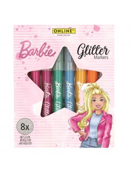 ΜΑΡΚΑΔΟΡΟΙ BARBIE ΣΕΤ 8 ΑΣΟΡΤΙ GLITTER ΧΡΩΜΑΤΑ ONLINE