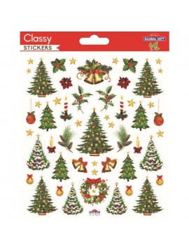 CLASSY CHRISTMAS STICKERS 15X17CM 212022 GLOBAL GIFT