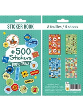 ALBUM ΜΕ 500 ΕΤΙΚΕΤΕΣ - 8 ΦΥΛΛΑ GLOBAL GIFT