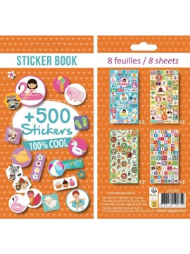 ALBUM ΜΕ 500 ΕΤΙΚΕΤΕΣ - 8 ΦΥΛΛΑ GLOBAL GIFT