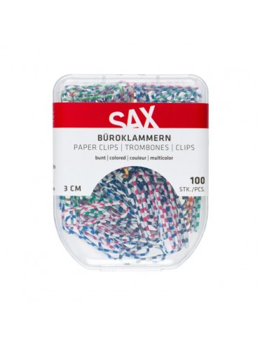 ΣΥΝΔΕΤΗΡΕΣ 3CM ΧΡΩΜΑΤΙΣΤΟΙ ΡΙΓΕ ΣΕ BLISTER 100 ΤΕΜΑΧΙΩΝ SAX