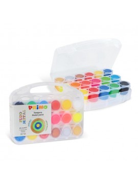 ΤΕΜΠΕΡΕΣ CLASSIC, FLUO ΚΑΙ METALLIC 25 ML ΣΕ ΣΕΤ 18 ΧΡΩΜΑΤΩΝ CMP