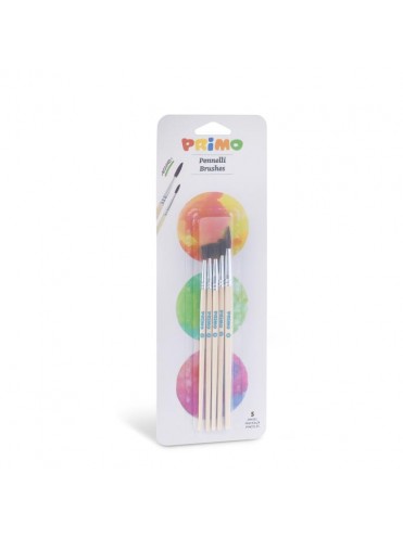 ΠΙΝΕΛΑ ΣΤΡΟΓΓΥΛΑ 5 ΤΕΜΑΧΙΩΝ (Νο2,3,4,5,8) ΣΕ ΚΑΡΤΕΛΑ CMP * CN *