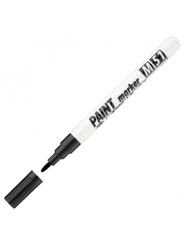 ΜΑΡΚΑΔΟΡΟΙ PAINT MARKER M51 1-1.5MM ΜΑΥΡΟ ΚΟΥΤΙ 10 ΤΕΜΑΧΙΩΝ ICO