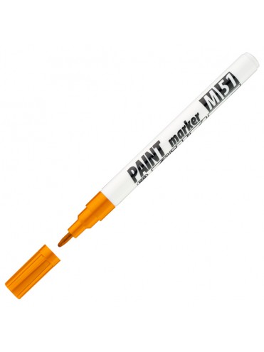 ΜΑΡΚΑΔΟΡΟΙ PAINT MARKER M51 1-1.5MM ΠΟΡΤΟΚΑΛΙ ΚΟΥΤΙ 10 ΤΕΜΑΧΙΩΝ ICO