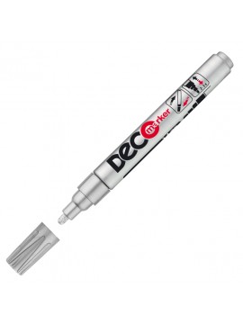 ΜΑΡΚΑΔΟΡΟΙ DECO MARKER 2-4MM ΑΣΗΜΙ ΚΟΥΤΙ 10 ΤΕΜΑΧΙΩΝ ICO