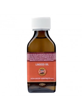 LINSEED OIL ΜΠΟΥΚΑΛΙ 100ML ΓΙΑ ΠΡΟΕΤΟΙΜΑΣΙΑ ΓΙΑ ΧΡΩΜΑΤΑ ΛΑΔΙΟΥ KOH-I-NOOR