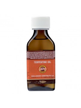 TURPENTINE OIL ΜΠΟΥΚΑΛΙ 100ML ΓΙΑ ΠΡΟΕΤΟΙΜΑΣΙΑ ΓΙΑ ΧΡΩΜΑΤΑ ΛΑΔΙΟΥ KOH-I-NOOR