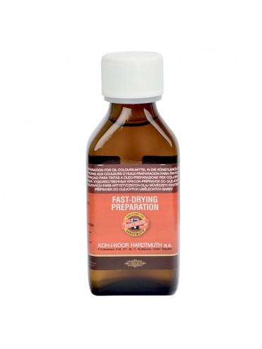 FAST-DRYING OIL *ΜΠΟΥΚΑΛΙ 100ML ΓΙΑ ΠΡΟΕΤΟΙΜΑΣΙΑ ΓΙΑ ΧΡΩΜΑΤΑ ΛΑΔΙΟΥ KOH-I-NOOR