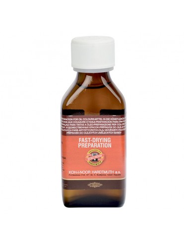 FAST-DRYING OIL ΜΠΟΥΚΑΛΙ 100ML ΓΙΑ ΠΡΟΕΤΟΙΜΑΣΙΑ ΓΙΑ ΧΡΩΜΑΤΑ ΛΑΔΙΟΥ KOH-I-NOOR