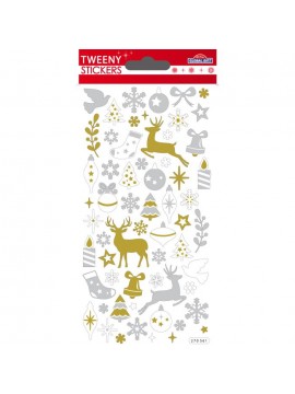 TWEENY CHRISTMAS STICKERS 9X17.5CM 270561