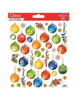 CLASSY CHRISTMAS STICKERS 15X17CM 224541