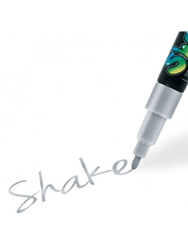 ΜΑΡΚΑΔΟΡΟΙ SHAKE FINE SILVER (ΑΣΗΜΙ) ΚΟΥΤΙ 6 ΤΕΜΑΧΙΩΝ GRAPH IT OZ