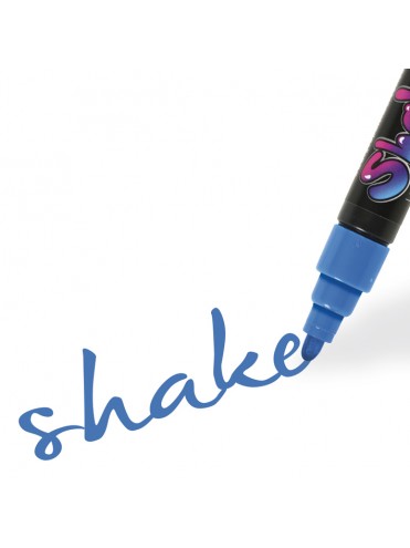 ΜΑΡΚΑΔΟΡΟΙ SHAKE MEDIUM BLUE (ΜΠΛΕ) ΚΟΥΤΙ 6 ΤΕΜΑΧΙΩΝ GRAPH IT OZ