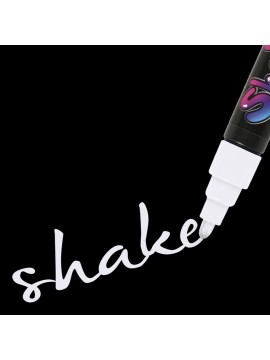 ΜΑΡΚΑΔΟΡΟΙ SHAKE MEDIUM WHITE (ΑΣΠΡΟ) ΚΟΥΤΙ 6 ΤΕΜΑΧΙΩΝ GRAPH IT OZ