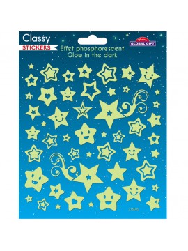 CLASSY GLOW STICKERS 15X17CM 215005 GLOBAL GIFT