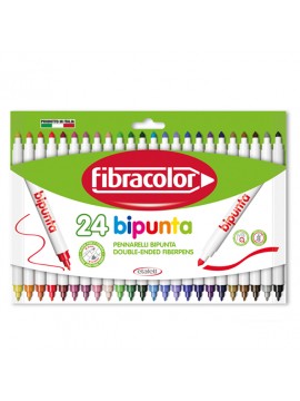 ΜΑΡΚΑΔΟΡΟΙ BIPUNTA 24 ΧΡΩΜΑΤΩΝ FIBRACOLOR