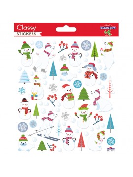 CLASSY CHRISTMAS STICKERS 15X17CM 212015 GLOBAL GIFT