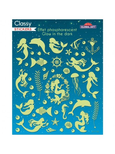 CLASSY GLOW STICKERS 15X17CM 211701 GLOBAL GIFT