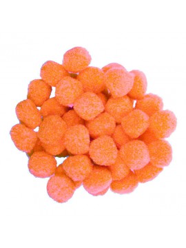 POMPONS APRICOT ΧΡΩΜΑ 50 ΤΕΜAΧΙΑ ΜΕΓΕΘΟΣ 25 MM CLIPPONDI * C