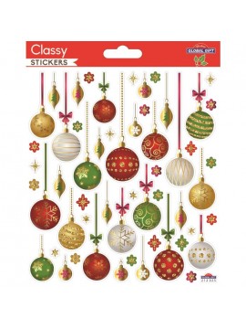 CLASSY CHRISTMAS STICKERS 15X17CM 212025 GLOBAL GIFT