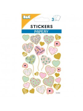 PAPERY STICKERS 8X13CM 145092 GLOBAL GIFT