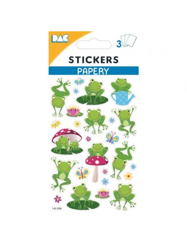 PAPERY STICKERS 8X13CM 145096 GLOBAL GIFT