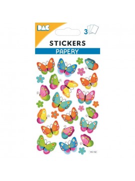 PAPERY STICKERS 8X13CM 145102 GLOBAL GIFT